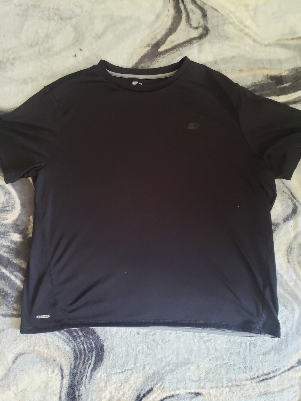 Dri Star Active Womens Black Performance Crew Neck Shirt XL